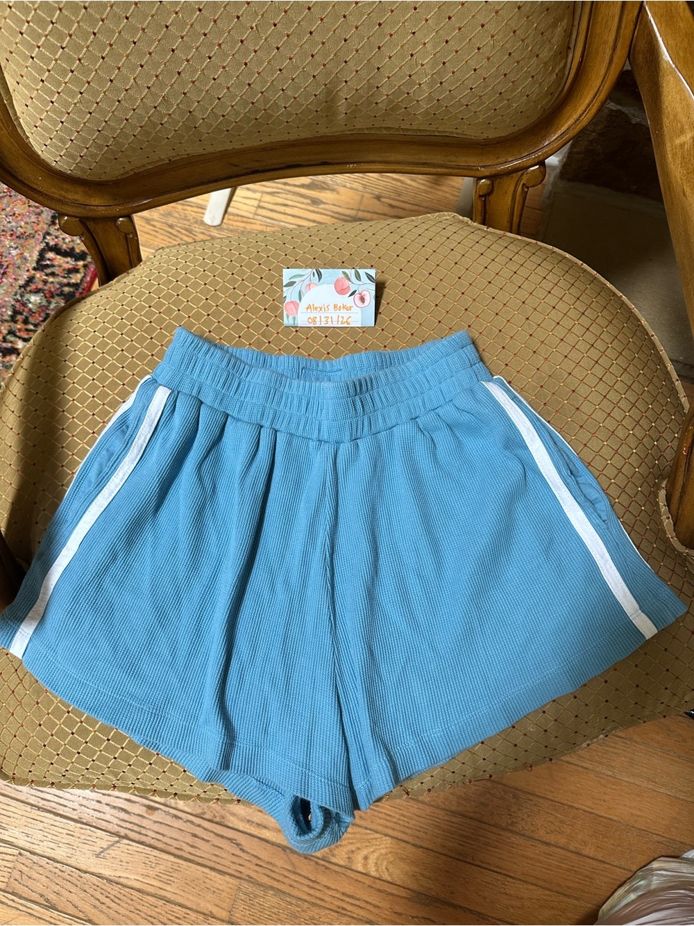 Daily Drills thermal blue shorts, size xs/s